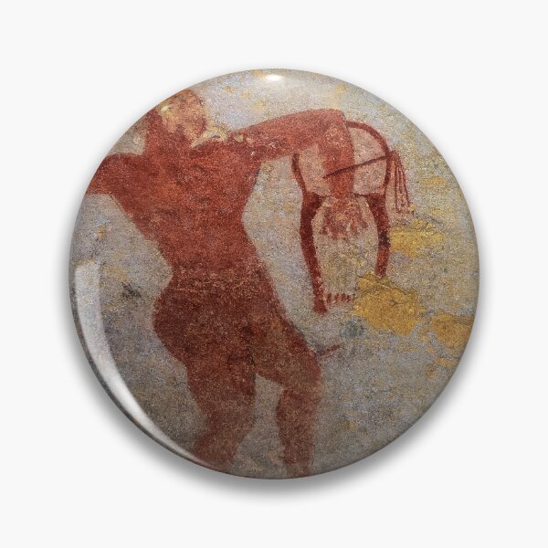 Item preview, Etruscan musician plays ancient musical instrument designed and sold by TerryKerrImages.