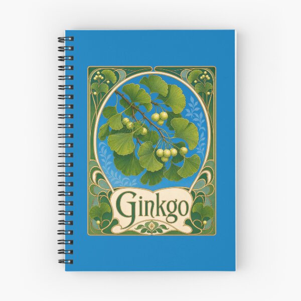 Item preview, Ginkgo Biloba Art Nouveau Botanical Leaves designed and sold by AntiqueImages.