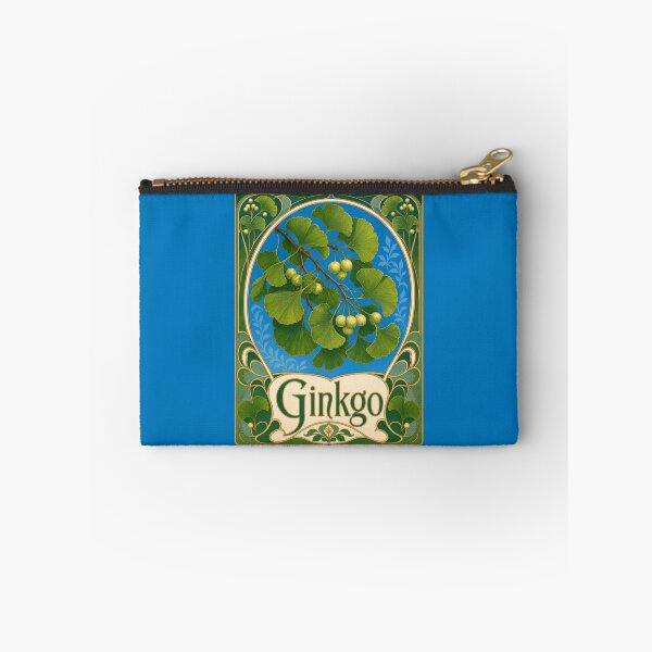 Item preview, Ginkgo Biloba Art Nouveau Botanical Leaves designed and sold by AntiqueImages.