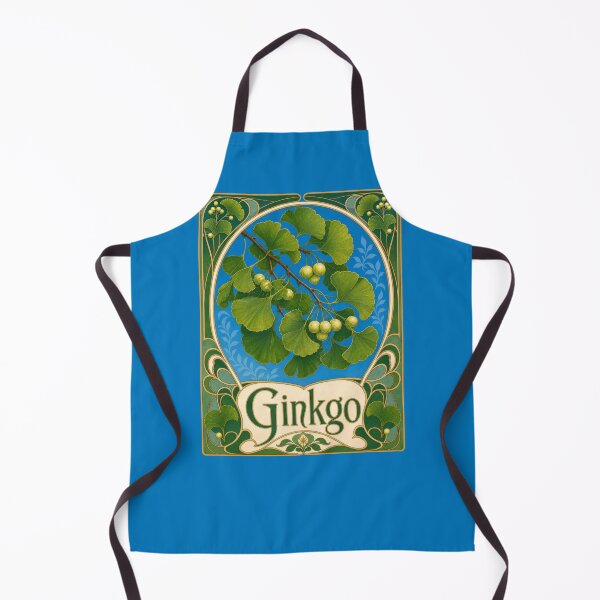Item preview, Ginkgo Biloba Art Nouveau Botanical Leaves designed and sold by AntiqueImages.