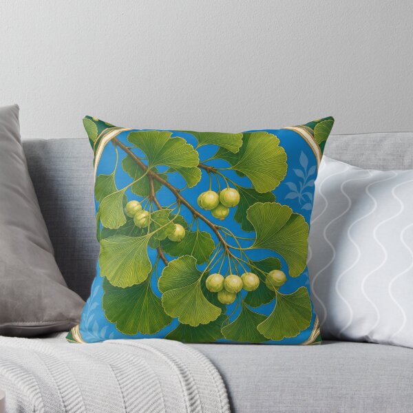 Item preview, Ginkgo Biloba Art Nouveau Botanical Leaves designed and sold by AntiqueImages.