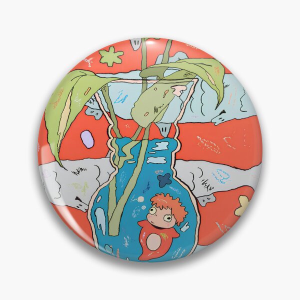 Item preview, Cute kawaii small fish [[kiki's]] -%[ghiblis]%- on jar aways  designed and sold by ebyyuishop.
