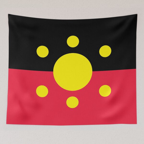 Item preview, Australian Aboriginal Star Flag designed and sold by wickedcartoons.