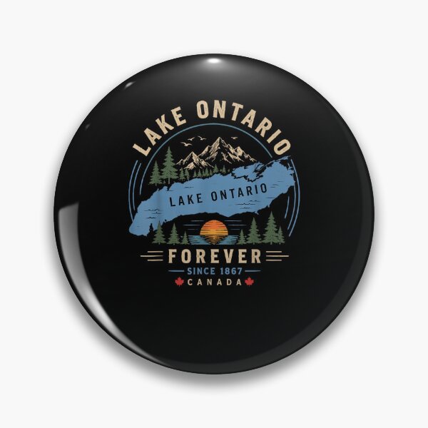 Item preview, Lake Ontario Forever Canada Since 1867 Vintage Lakeside designed and sold by Juansustait.