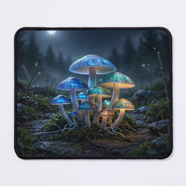 Item preview, You Are Breathtaking Magical Glowing Mushrooms Art designed and sold by Breezes-of-Ida.