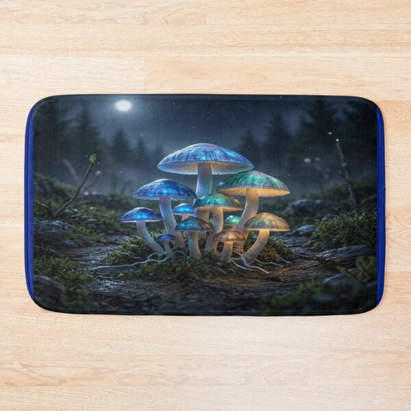 Item preview, You Are Breathtaking Magical Glowing Mushrooms Art designed and sold by Breezes-of-Ida.