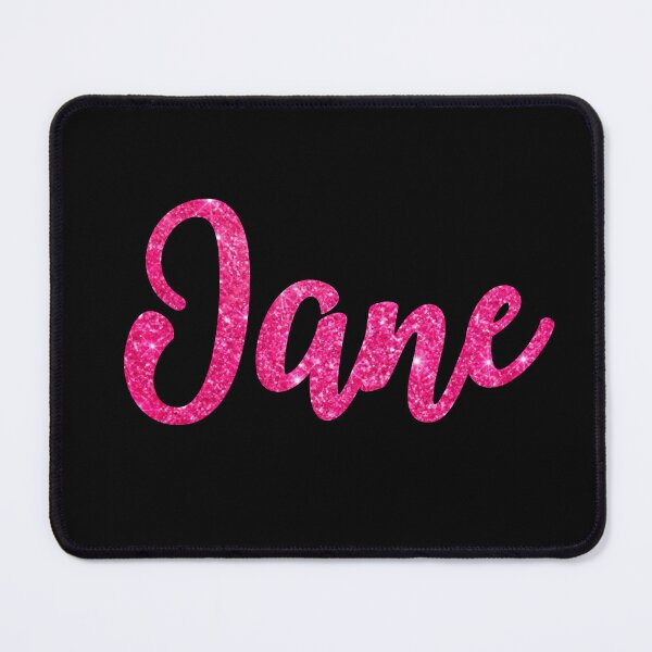 Item preview, Jane Hot Pink Sparkly Personalised Name Design designed and sold by CamilasPrints.