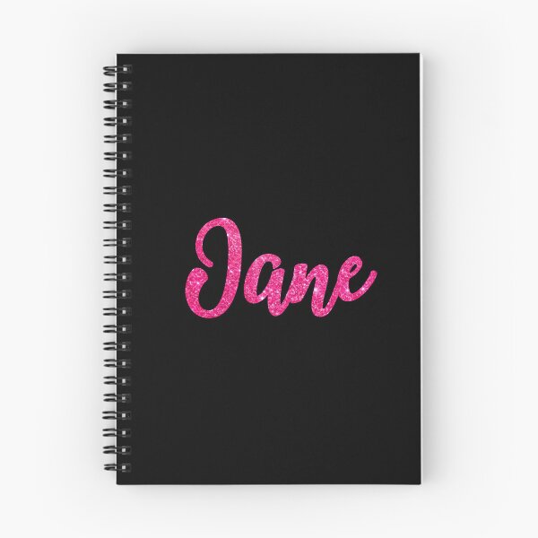 Item preview, Jane Hot Pink Sparkly Personalised Name Design designed and sold by CamilasPrints.