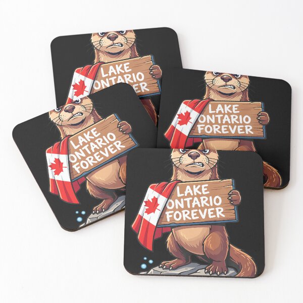 Item preview, Lake Ontario Forever Otter Funny Canadian Design designed and sold by linendaust.