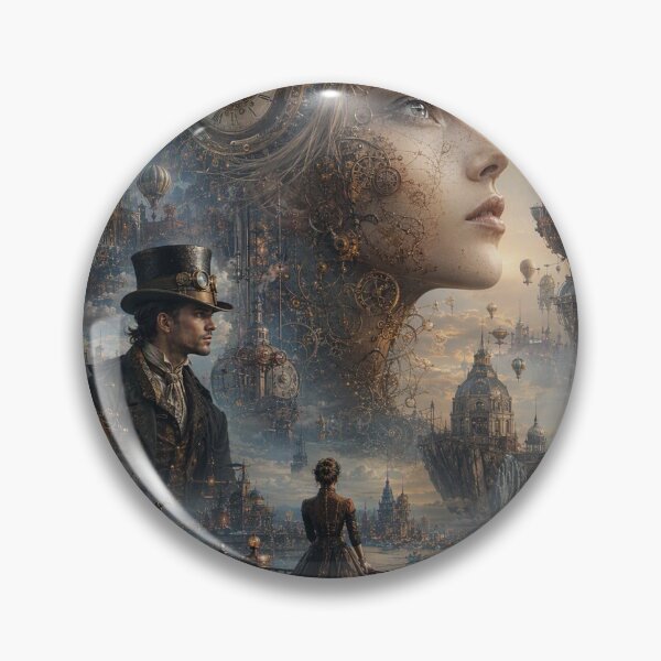 Item preview, Monumental Steampunk Oneiric Hyperreal Dream City designed and sold by FotoworldEdel.