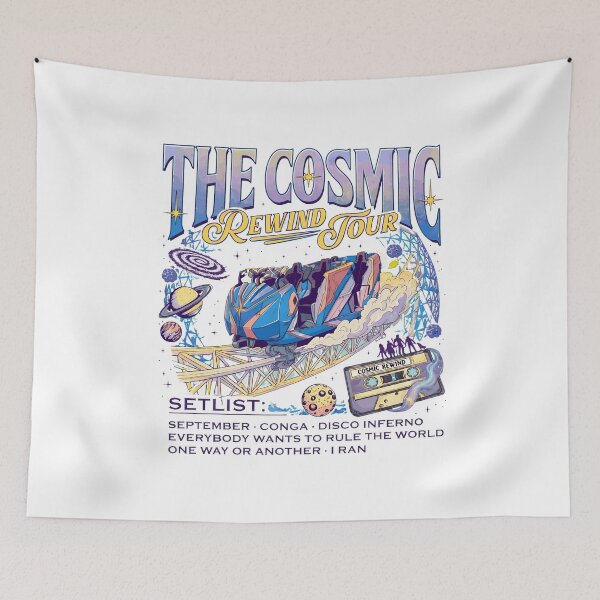 Item preview, Cosmic Journey Roller Coaster Retro Vibes designed and sold by KindelDameri.
