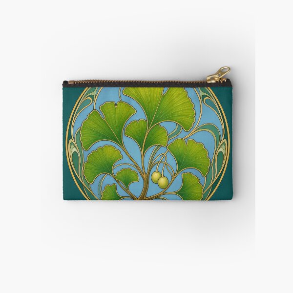 Item preview, Art Nouveau Ginkgo Biloba Leaves Botanical Design designed and sold by AntiqueImages.