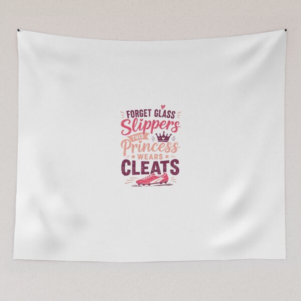 Item preview, Forget Glass Slippers This Princess Wears Cleats Female Soccer Player Athlete Gift designed and sold by HumansStuck12.