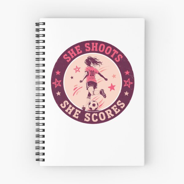 Item preview, She Shoots She Scores Girls Soccer Player Women Football Fan designed and sold by HumansStuck12.