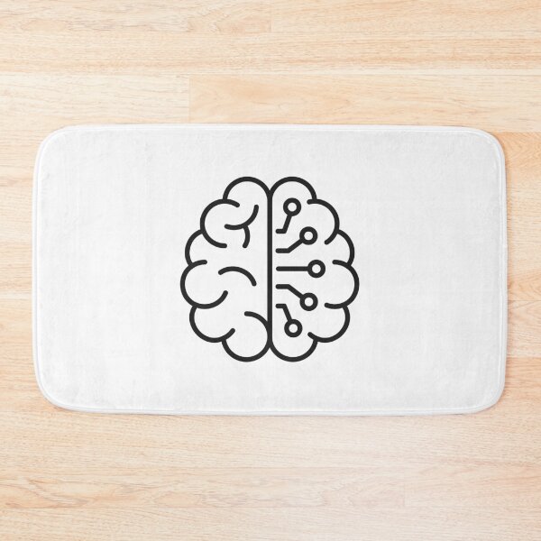 Item preview, Brain Network Artificial Intelligence Line Icon designed and sold by VectorForge Studio.
