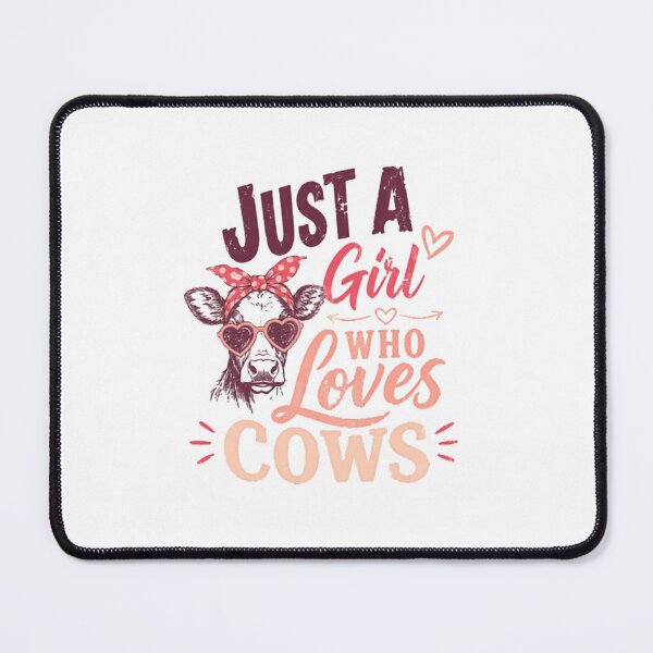 Item preview, Just A Girl Who Loves Cows Farm Animal Lover Women designed and sold by SkeletonsDanger.