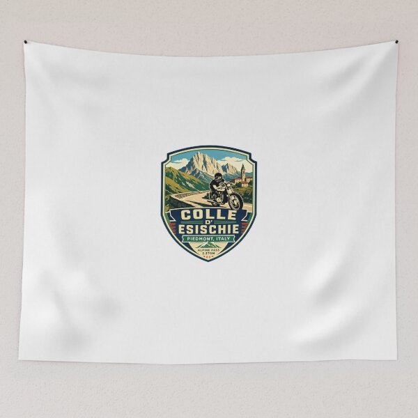 Item preview, Colle D' Esischie Piedmont Italy Alpine Pass Motorcycling Travel Rider designed and sold by Star3NowForMe.