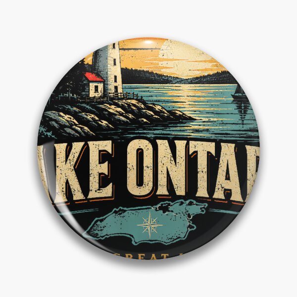 Item preview, Lake Ontario Funny Vintage Est 1615 Design designed and sold by linendaust.