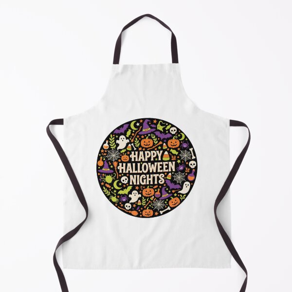 Item preview, Happy Halloween Nights Retro Spooky Icon Circle. designed and sold by MyHappyArtShop.