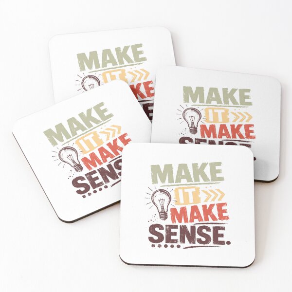 Item preview, Make It Make Sense Trending Quote Logic Understanding Sarcasm designed and sold by RetroMini2026.