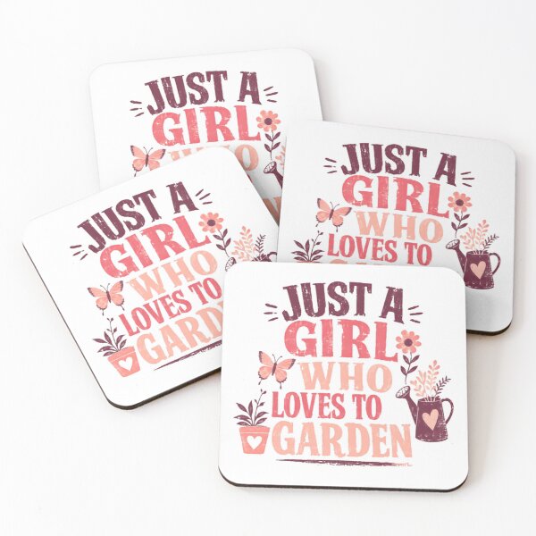 Item preview, Just A Girl Who Loves To Garden Female Gardener Plant Lover Hobby designed and sold by SkeletonsDanger.