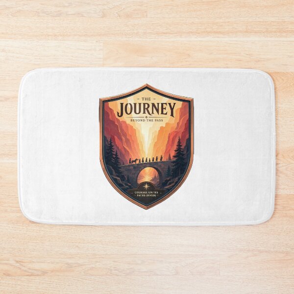 Item preview, The Journey Beyond The Pass - Epic Fantasy Adventure Art designed and sold by FrontierCosmic.