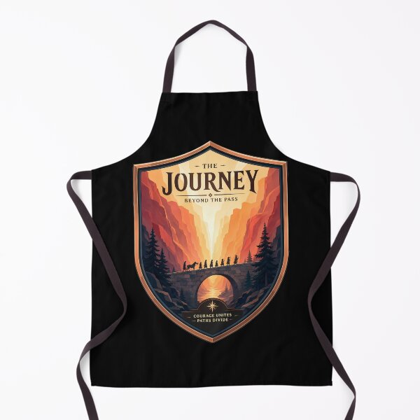 Item preview, The Journey Beyond The Pass - Epic Fantasy Adventure Art designed and sold by FrontierCosmic.