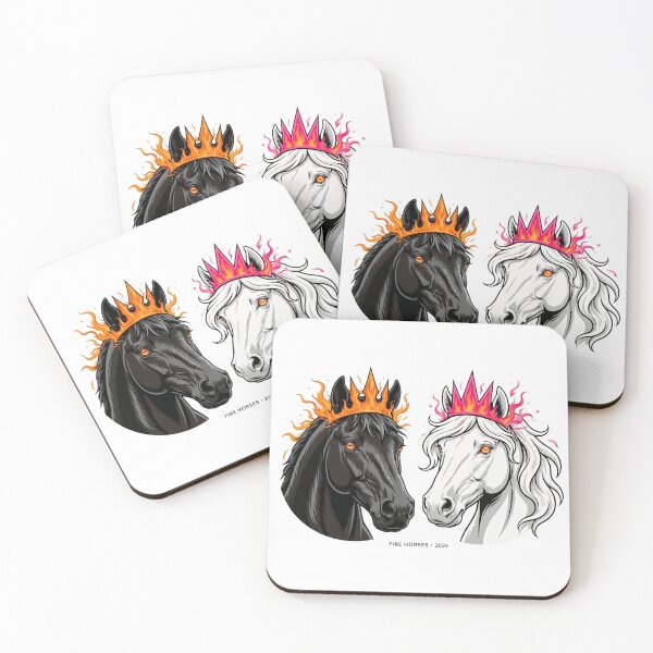 Item preview, King And Queen Fire Horse 2026 - Royal Couple designed and sold by Fulaly.