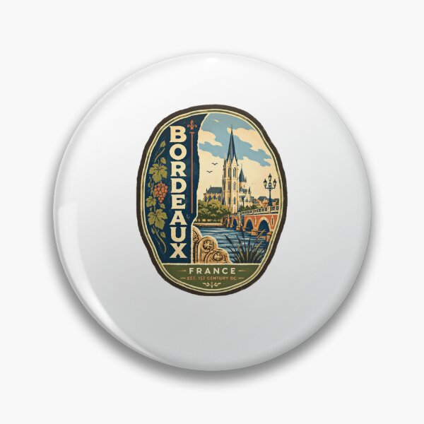 Item preview, Bordeaux France Est. 1st Century BC European Travel Souvenir City designed and sold by Star3NowForMe.