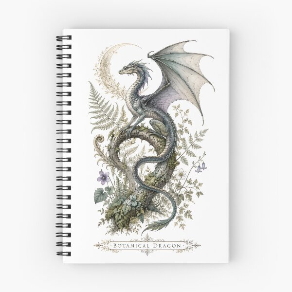 Item preview, Botanical Dragon - Moonlit Forest Creature designed and sold by Shadow Sprite Art.