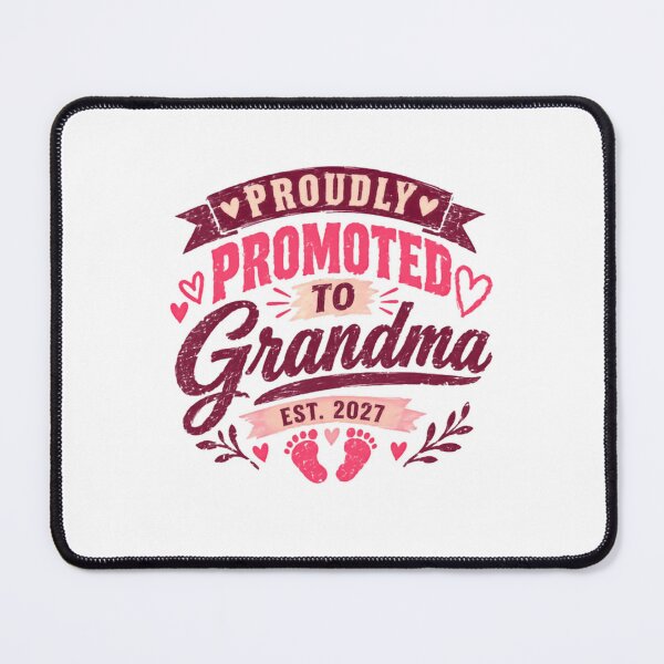 Item preview, Proudly Promoted To Grandma Est. 2027 New Grandmother Pregnancy Announcement designed and sold by RetroMini2026.