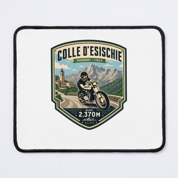 Item preview, Colle D'Esischie Piedmont Italy Alps Motorcycle Rider Elevation 2370M designed and sold by Star3NowForMe.