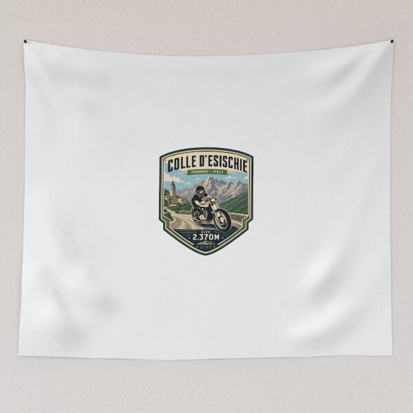Item preview, Colle D'Esischie Piedmont Italy Alps Motorcycle Rider Elevation 2370M designed and sold by Star3NowForMe.
