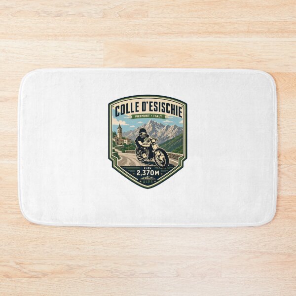 Item preview, Colle D'Esischie Piedmont Italy Alps Motorcycle Rider Elevation 2370M designed and sold by Star3NowForMe.