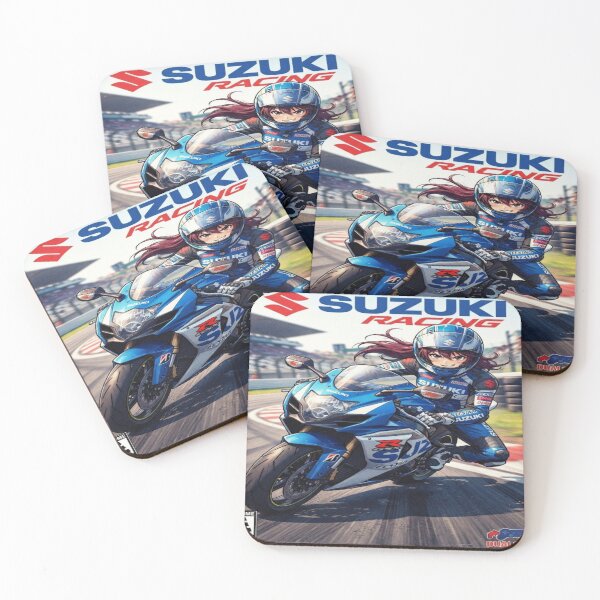 Item preview, Retro Gaming Blue Rider - 2000s Superbike Anime Art designed and sold by JMAVILA ART.