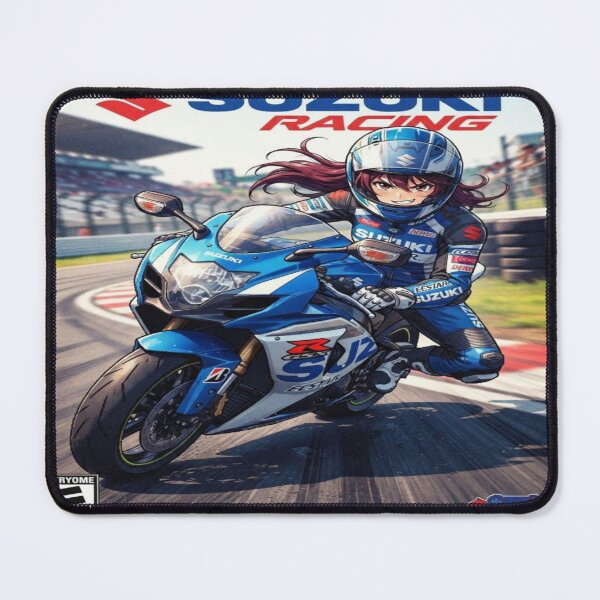 Item preview, Retro Gaming Blue Rider - 2000s Superbike Anime Art designed and sold by JMAVILA ART.