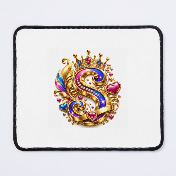 Item preview, Golden S Royal Heart Sticker designed and sold by USNONLINE.