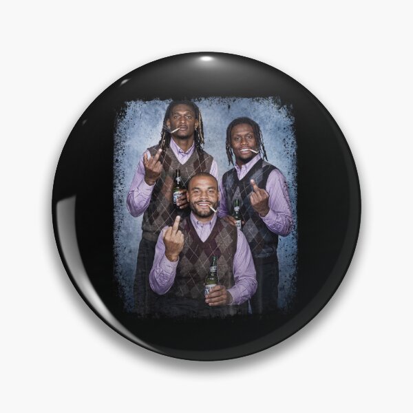 Item preview, CeeDee Lamb Dak Prescott George Pickens Middle Finger cowboys Football designed and sold by KendraBall.