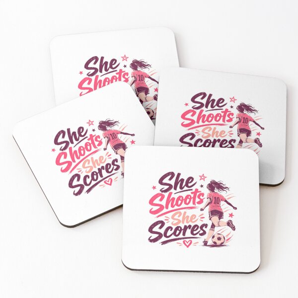 Item preview, She Shoots She Scores Women's Soccer Player Goal designed and sold by HumansStuck12.