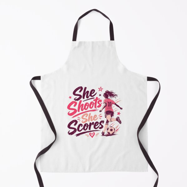 Item preview, She Shoots She Scores Women's Soccer Player Goal designed and sold by HumansStuck12.
