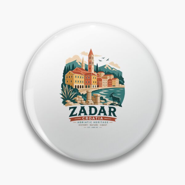 Item preview, Zadar Croatia Adriatic Heritage History Nature Coast Travel Souvenir designed and sold by Star3NowForMe.