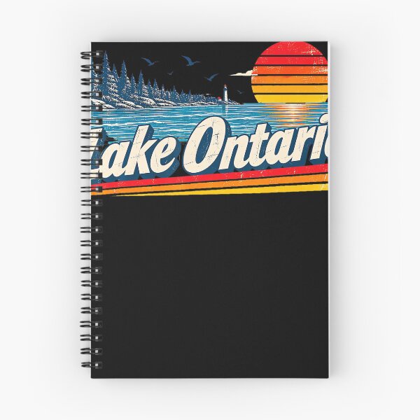 Item preview, Retro Lake Ontario Vintage Great Lakes Design designed and sold by linendaust.