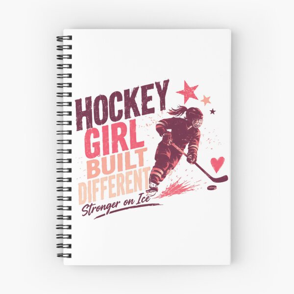 Item preview, Hockey Girl Built Different Stronger On Ice Female Player Athlete designed and sold by SkeletonsDanger.