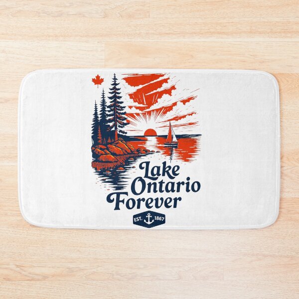 Item preview, Lake Ontario Forever Vintage Sunset Sailing Canada Great Lakes designed and sold by Abigaildixon92.