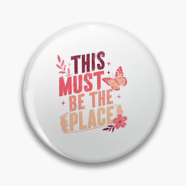 Item preview, This Must Be The Place Happy Place Inspirational Quote Nature Lover designed and sold by SkeletonsDanger.
