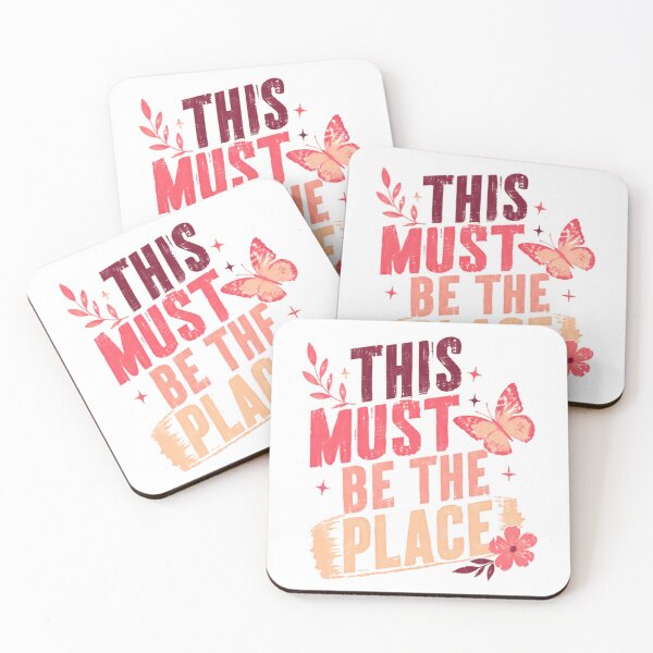 Item preview, This Must Be The Place Happy Place Inspirational Quote Nature Lover designed and sold by SkeletonsDanger.