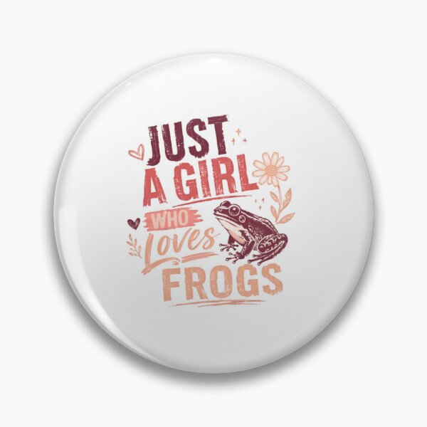 Item preview, Just A Girl Who Loves Frogs Amphibian Pet Lover designed and sold by SkeletonsDanger.