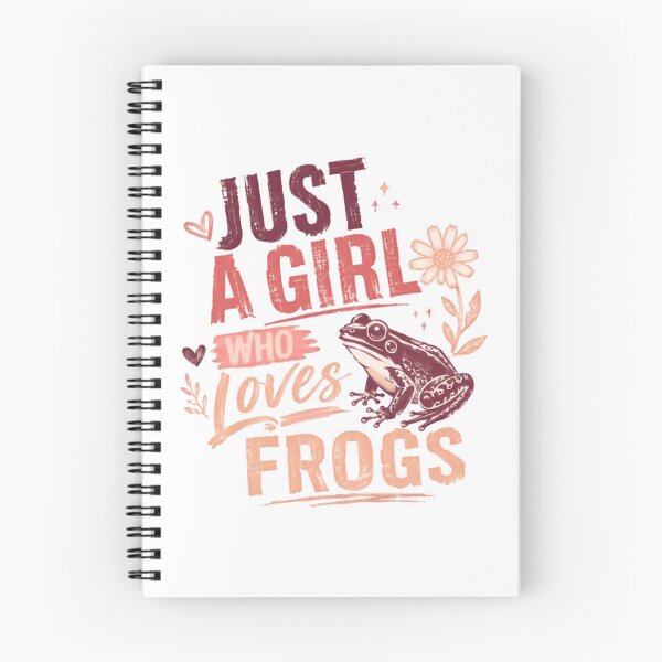 Item preview, Just A Girl Who Loves Frogs Amphibian Pet Lover designed and sold by SkeletonsDanger.