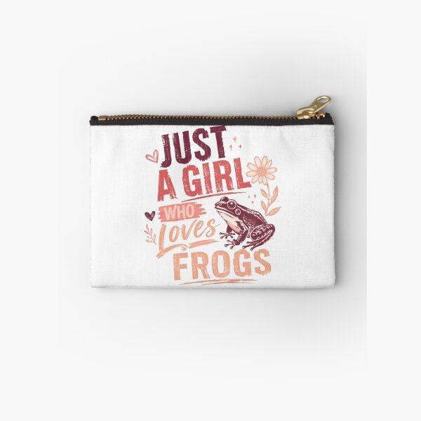 Item preview, Just A Girl Who Loves Frogs Amphibian Pet Lover designed and sold by SkeletonsDanger.