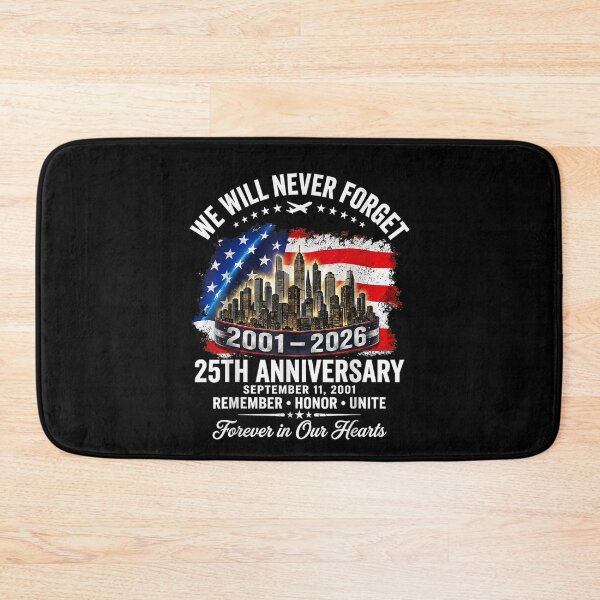 Item preview, 25th Anniversary September 11 2001 Memorial Day USA Flag designed and sold by LeonellDavy.